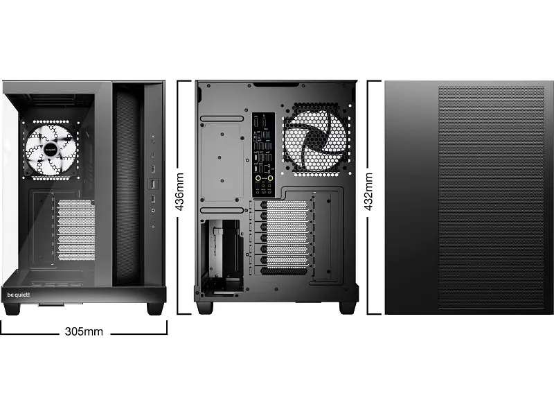 Корпус Be quiet! Light Base 500 LX Black (BGW85) - фото 3