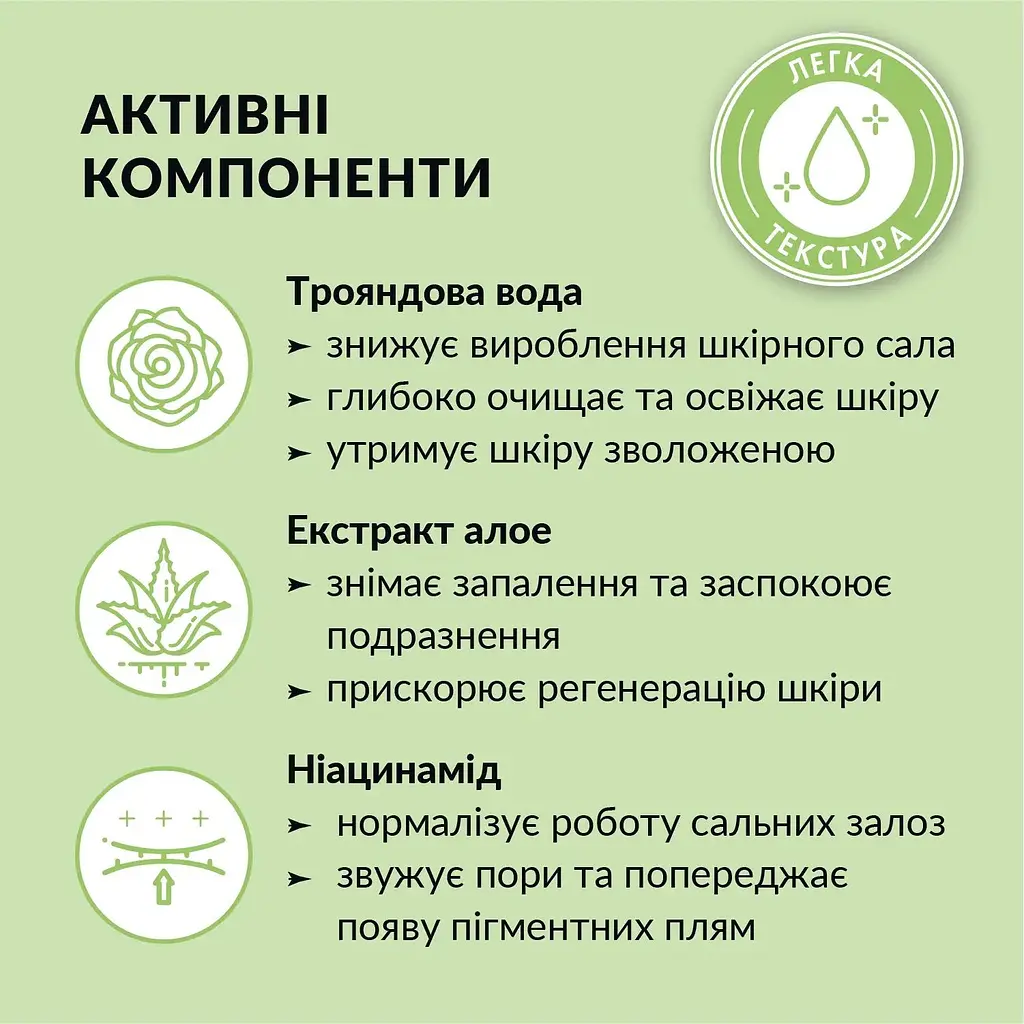 Тонер для обличчя Tink матувальний Трояндова вода-Екстракт алое 200 мл - фото 5