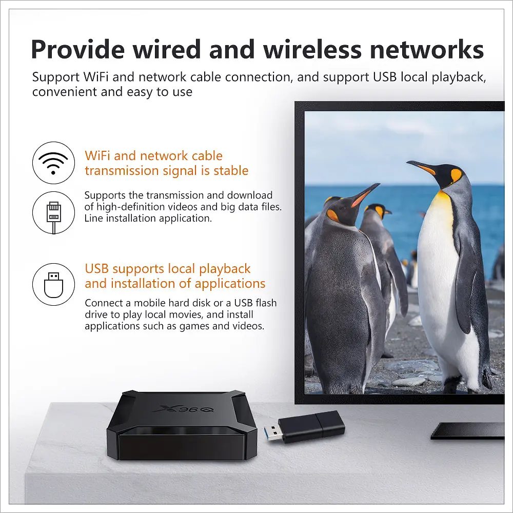 Android TV приставка Allwinner TV Box X96Q |H313, 1GB RAM, 8GB ROM| - фото 6