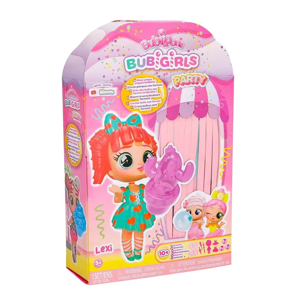Набор: игровой набор Disney Doorables Большой праздничный дом + игровой набор с куклой Bubiloons Малышка Баби Лекси 18.5 см - фото 3