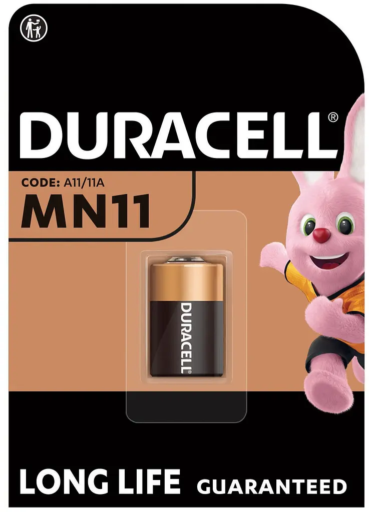 Спеціальна лужна батарейка Duracell MN11 6V, (A11 / 11A), 1 шт. в упаковці
(7091714) - фото 3