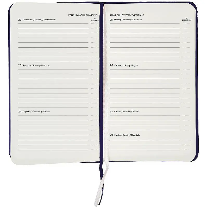 Щотижневик Axent 2026 Pocket Strong 90 x 150 мм синій (8508-26-02-A) - фото 5