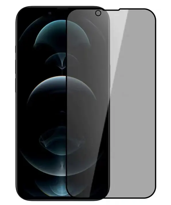 Захисне скло DK Full Glue Антишпигун для Apple iPhone 13 Pro Max 013350 black - фото 3