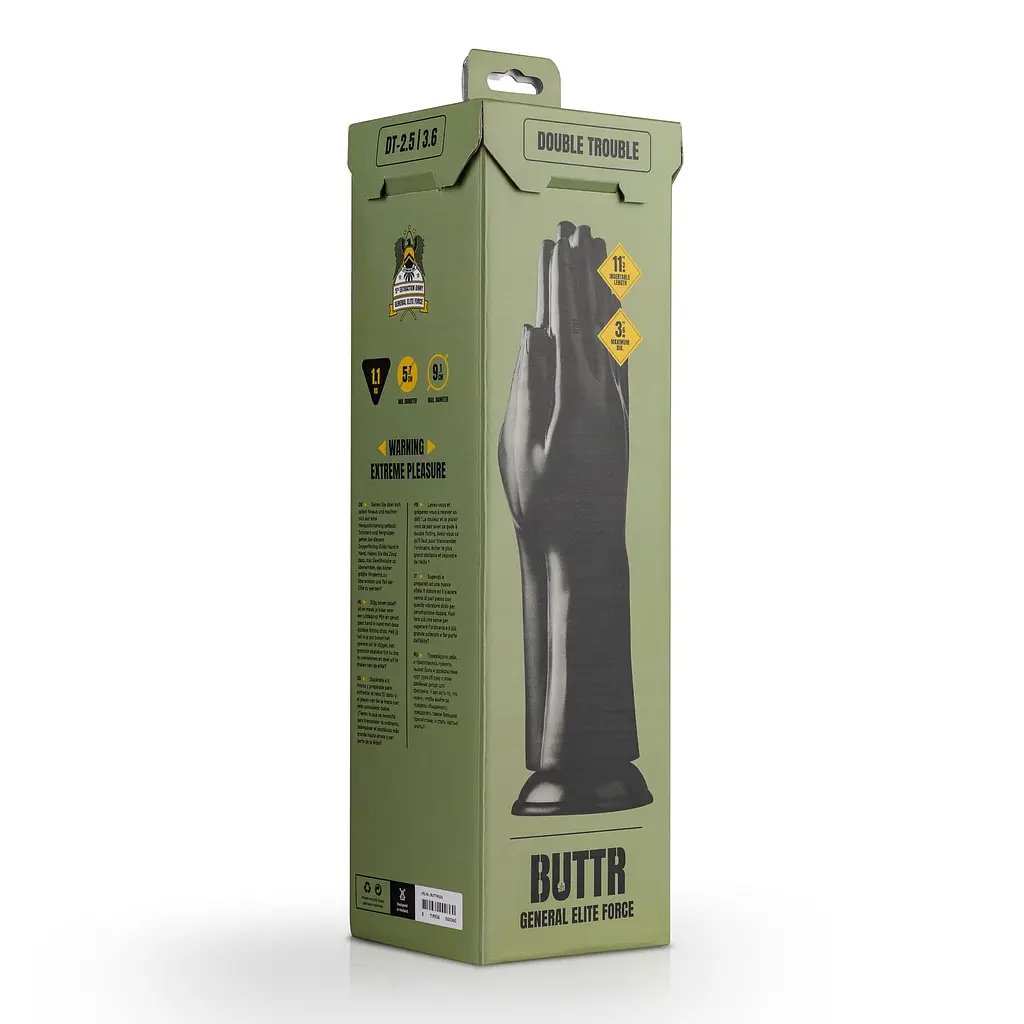 Рука для фістингу EasyToys General Elite Force Double Trouble 30.7 см чорний - фото 8