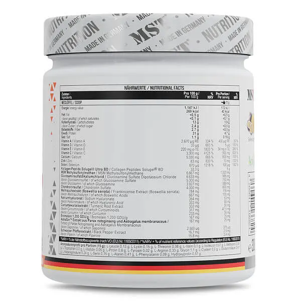 Глюкозамін і хондроїтін Flex Pro 300 грам Зелене яблуко MST Nutrition vit0006118 - фото 5