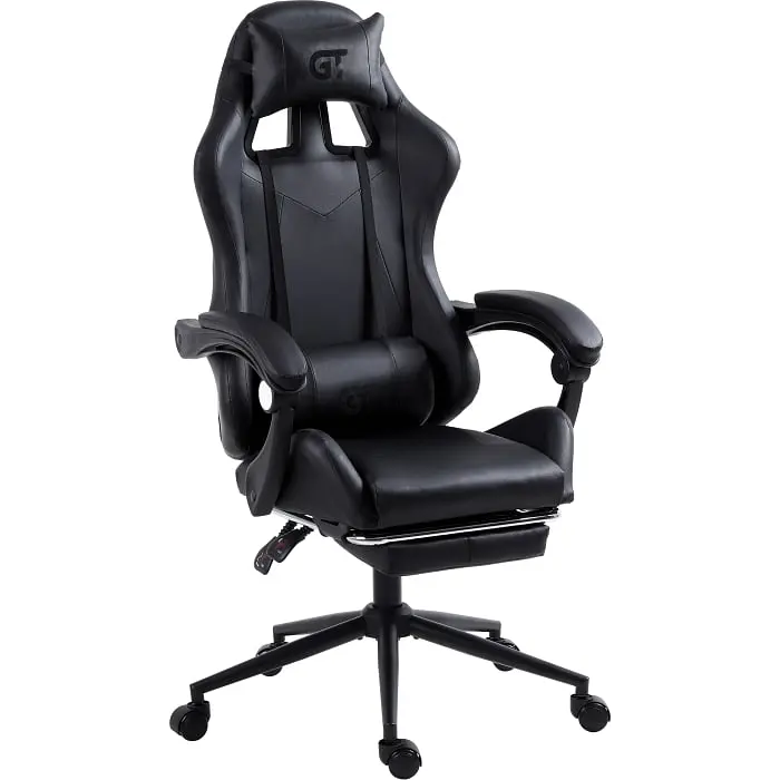 Геймерське крісло GT Racer чорне (X-2323 Black) - фото 8