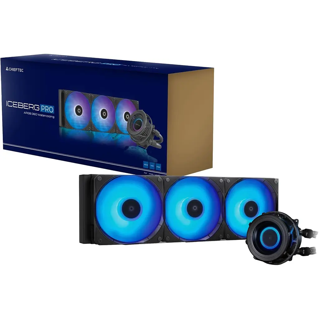СВО Chieftec Iceberg PRO 360 RGB (CLC-360-VRM-RGB) - фото 7