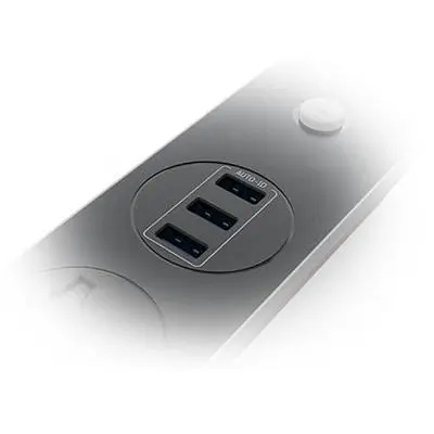 Мережевий фільтр живлення ColorWay (CW-CHU33B), 3 розетки/3USB Black 1.8M (CW-CHU33B) - фото 7