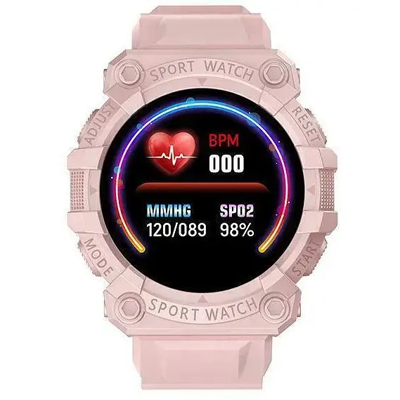 Сенсорний розумний смарт-годинник No Brand FD68S Pink (16104-hbr) - фото 2