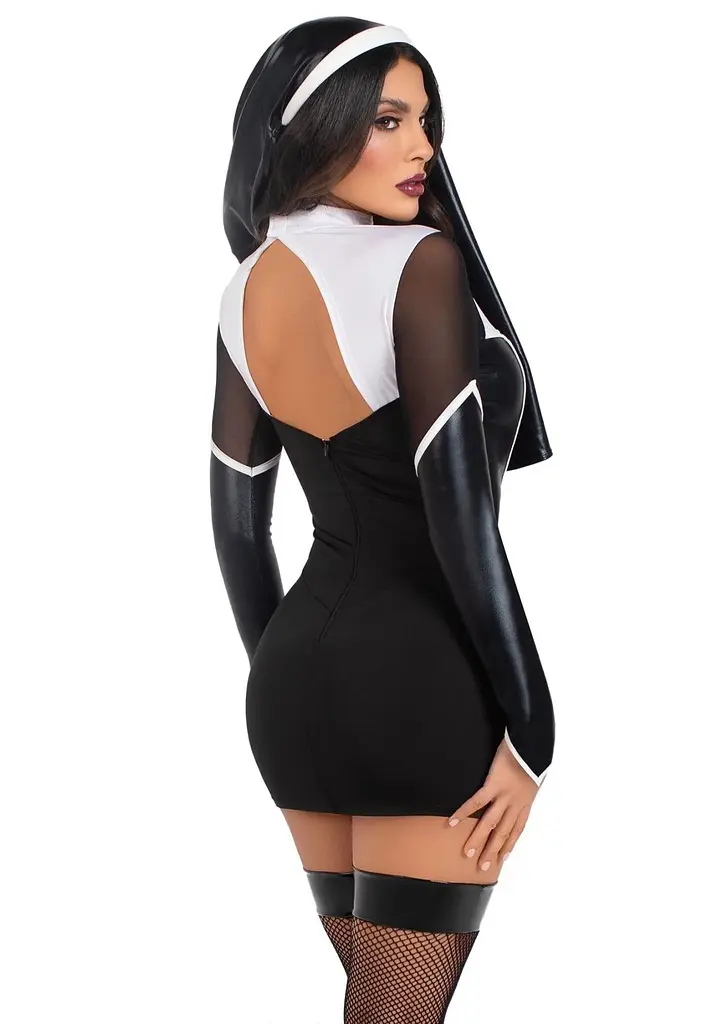 Костюм черниці Leg Avenue Holy Hottie Dress XS - фото 2