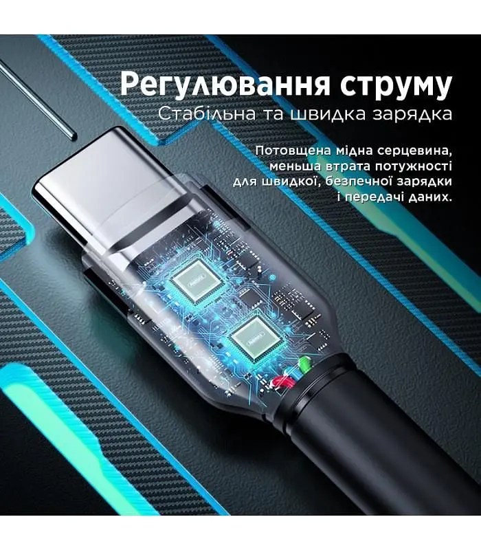 Кабель Remax Jany Series 3в1 USB to Type-C/Lightning/Micro-USB Silver (RC-124TH) - фото 3