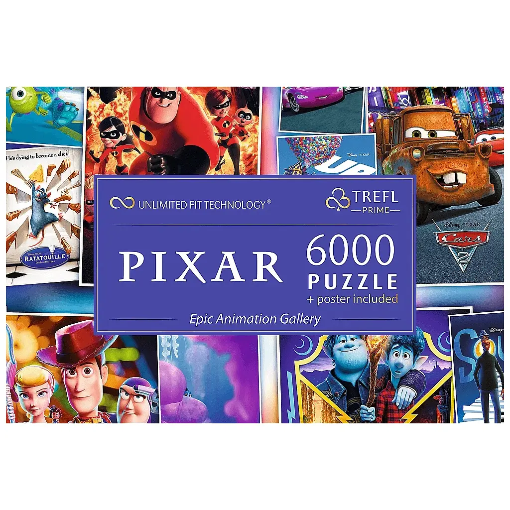 Пазл Trefl UFT Pixar Галерея епічної анімації, 6000 елементів (5900511810387) - фото 4