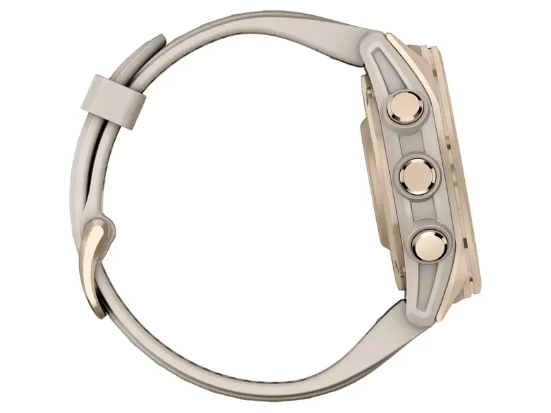 Спортивний годинник Garmin Fenix 8 43mm AMOLED Sapphire Soft Gold w. Fog Gray/Dark Sandstone S. Band (010-02903-10/11) - фото 10