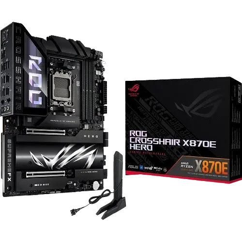Материнcька плата Asus X870E ROG Crosshair Hero Socket AM5 (ROG CROSSHAIR X870E HERO) Б/В - фото 2