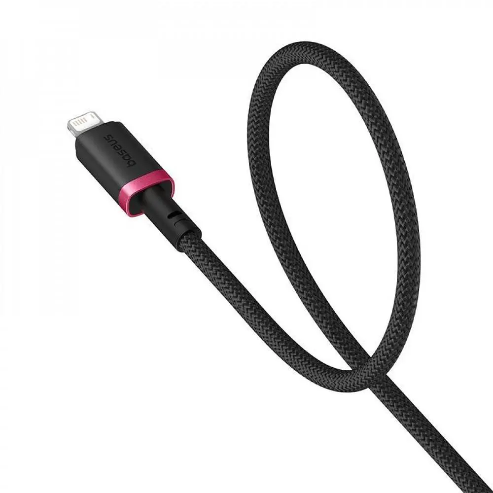 Кабель Baseus Dura Series Fast Charging Lightning 2.4A (1m) red/black (P10377801U01-01) - фото 8