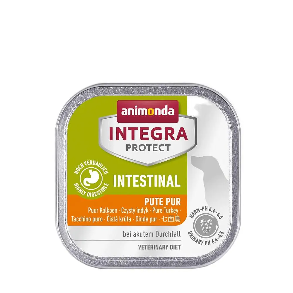 Ветеринарний вологий корм для собак Integra Protect Intestinal Pure Turkey при порушенні роботи ШКТ, індичка 150 г (арт.86413IPR)