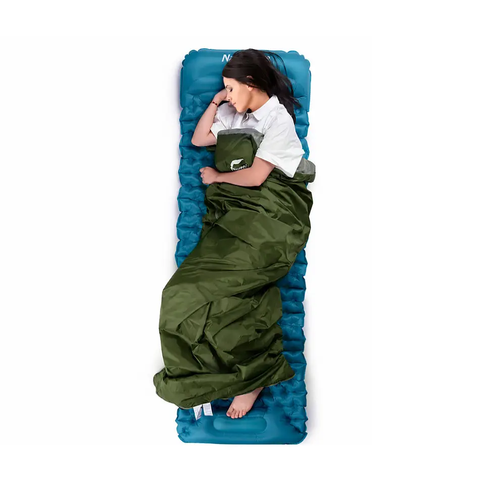 Спальний мішок ультралегкий Naturehike LW180 Mini NH21MSD04, XL, зелений - фото 2