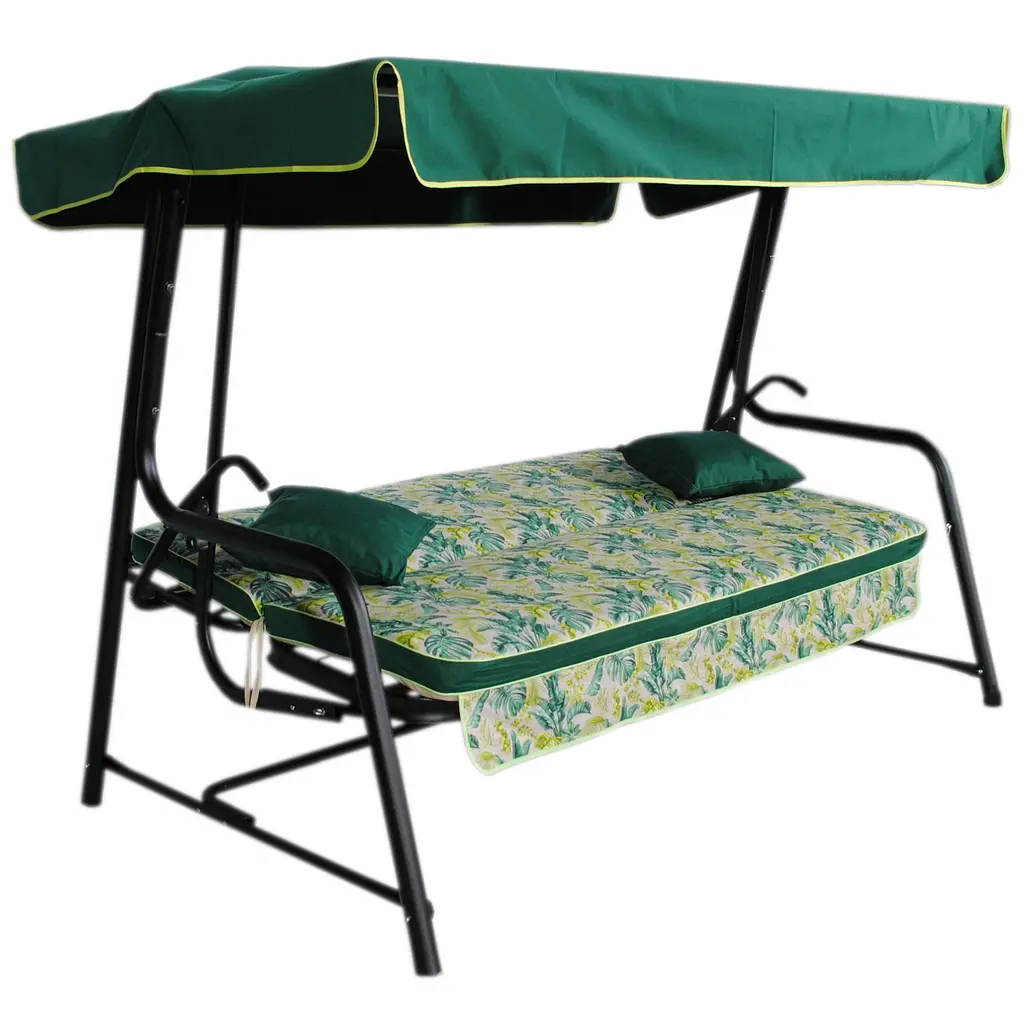 Садовая диван-качалка Ost-Fran Seattle лонета Kingstone/крыша тексилк 2426 - фото 2