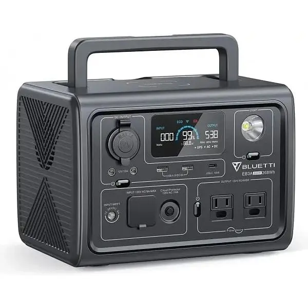 Портативна зарядна станція Bluetti eb3a 600W (268.8 Wh) eb3a - фото 3