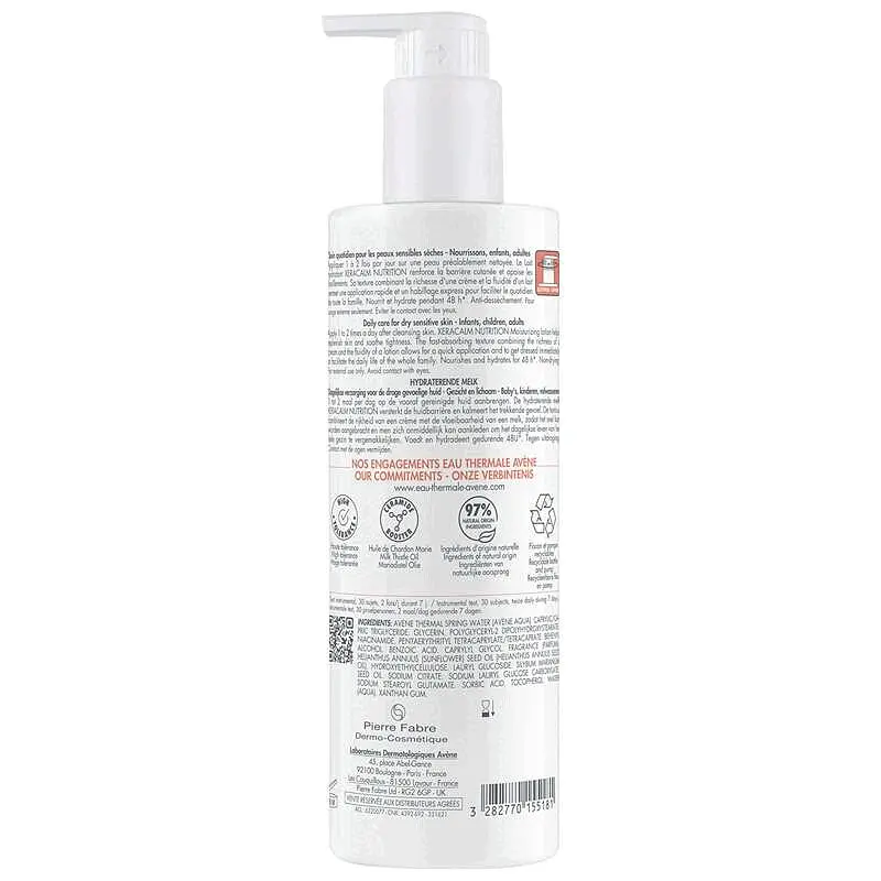  Лосьйон для тіла та обличчя Avene Xeracalm Nutrition Moisturizing зволожувальний 400 мл - фото 2