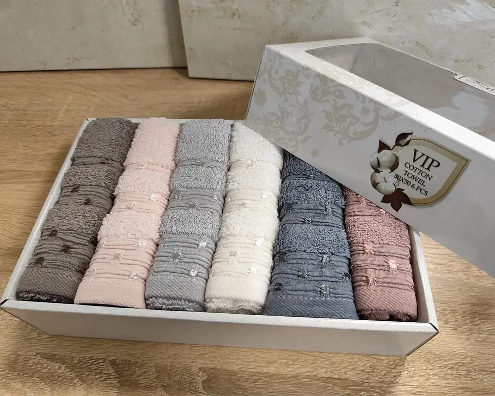 Набір кухонних турецьких рушників із 6 штук Cestepe Vip Cotton Lupen 30х50 - фото 4