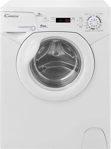 Пральна машина Candy AQUA 2D1040-07/А+/1000 об./4 кг./ШxВxГ - 51х70х43 см./LCD-дисплей (2D1040-07) - фото 2
