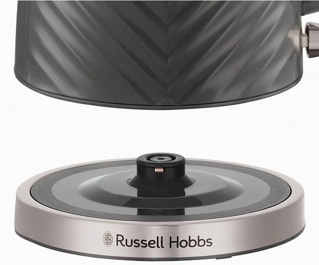 Russell Hobbs Електрочайник 26382-70 Groove, сірий - фото 7
