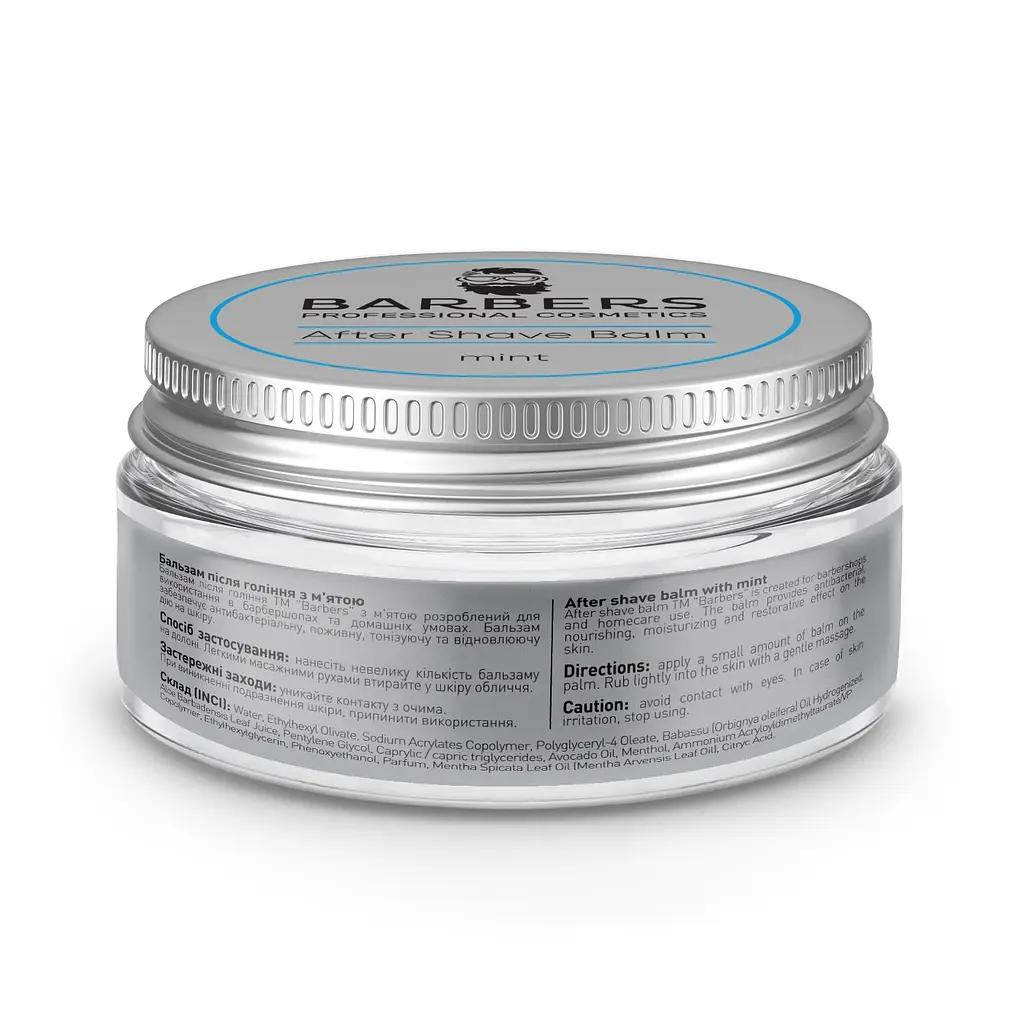 Бальзам Barbers після гоління з м'ятою Mint 100 мл 4823099501717 - фото 2