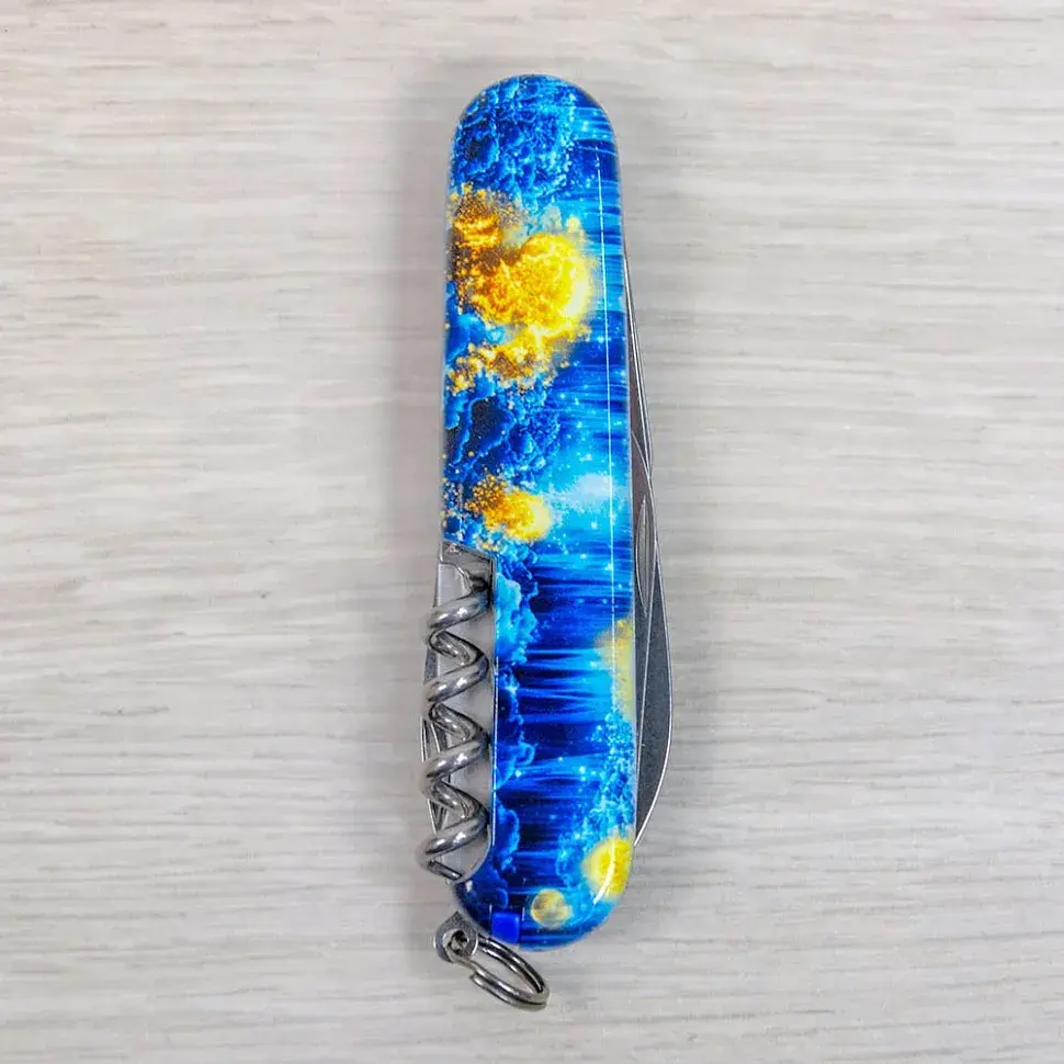 Складаний ніж Victorinox SPARTAN UKRAINE ДНК Українця 1.3603.3.T3270pw - фото 11