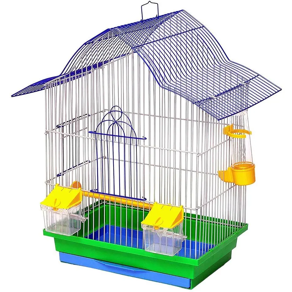Клетка для птиц Лори Мальва 33х23х45 см в ассортименте - фото 3