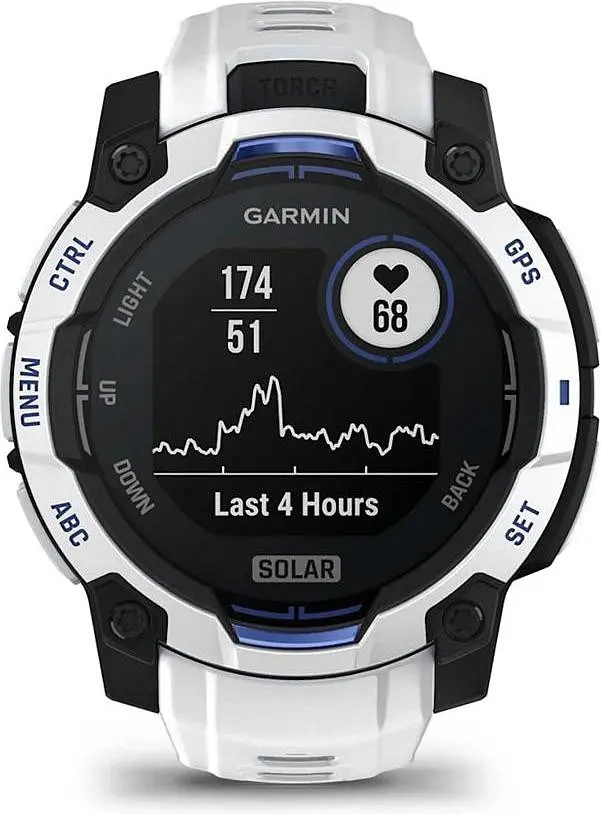 Смарт-часы Garmin Instinct 3 45mm Solar Whitestone with Whitestone Band (010-02934-03) - фото 2