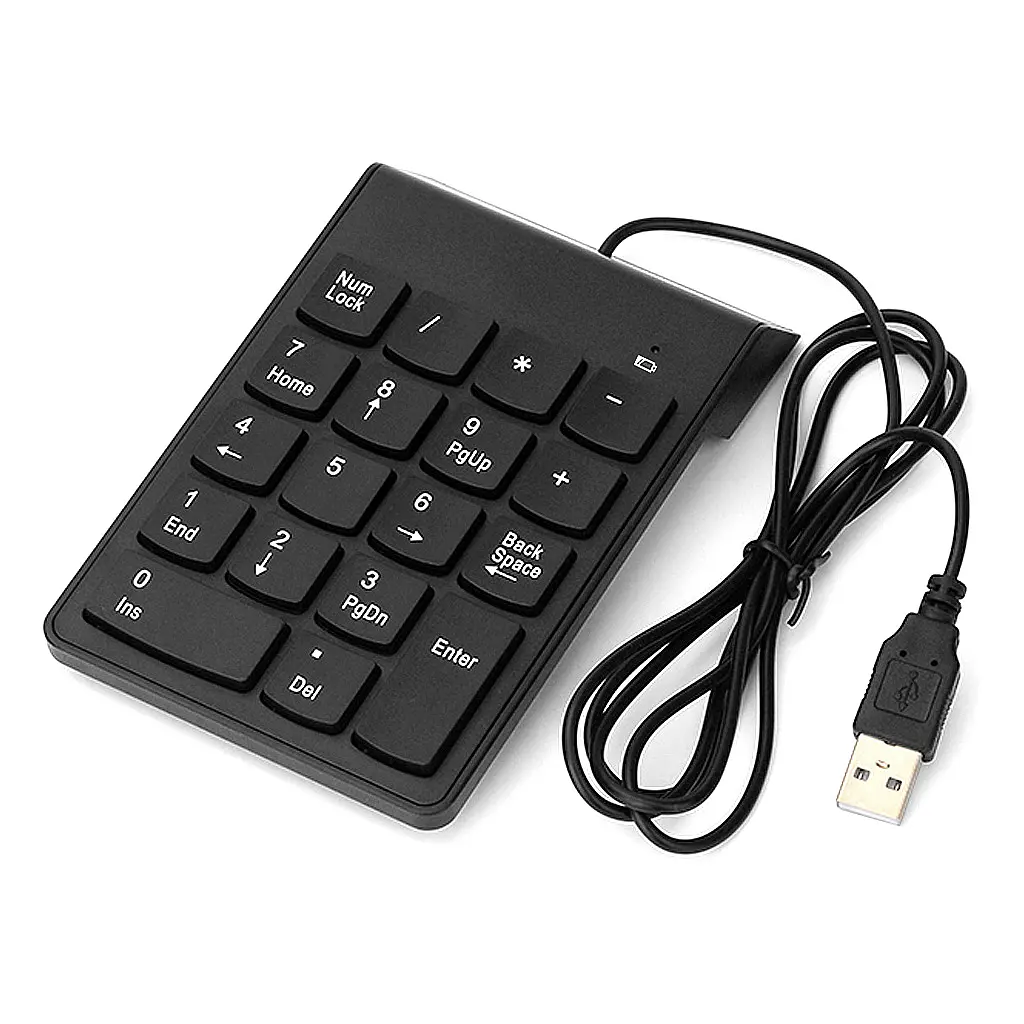 Клавіатура Gembird KPD-U-03 USB Black (KPD-U-03) - фото 3