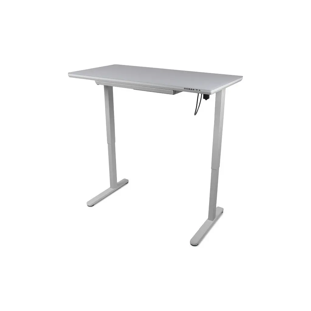 Комп'ютерний стіл Barsky StandUp white glass 1200*600 (BST-12new) - фото 5