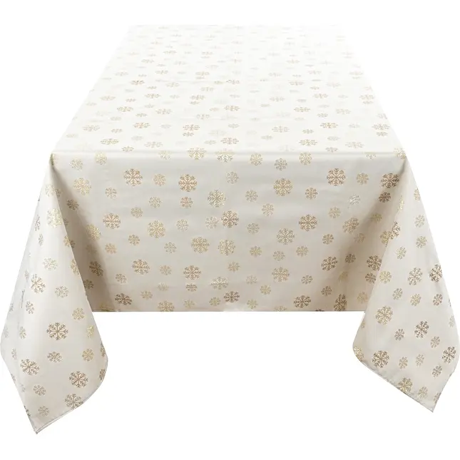 Скатерть тефлоновая Lefard Home Textile Karen lurex teflon natural 160х280 см (715-351) - фото 4