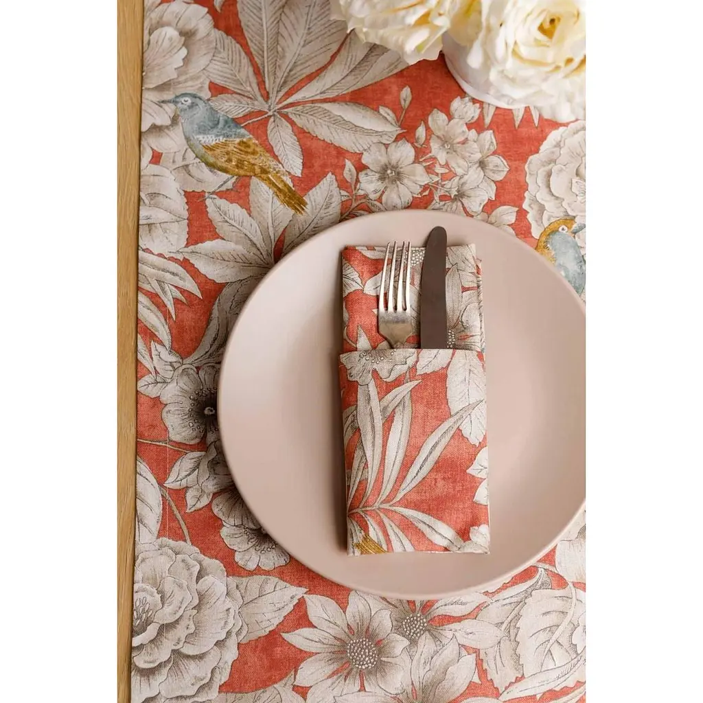 Салфетка Прованс Птичка на терракоте 35x45 см (34747) - фото 4