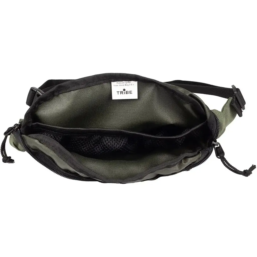 Поясная сумка Tribe Waist bag 2.5 л T-ID-0002 Olive (1042-T-ID-0002-olive) - фото 4