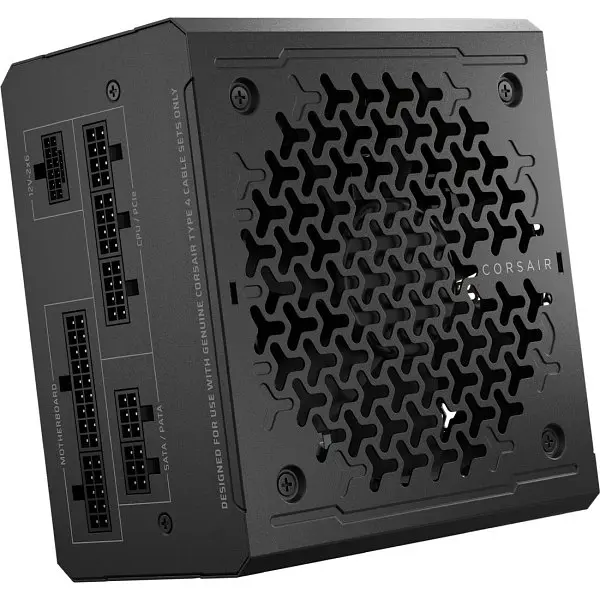 Блок живлення 850 Вт, Corsair RM850e, чорний, модульний, 80+ золотистий, 12 см, 2xMolex/6xSATA/1x16-pin/3x6+2-pin/2x4+4-pin