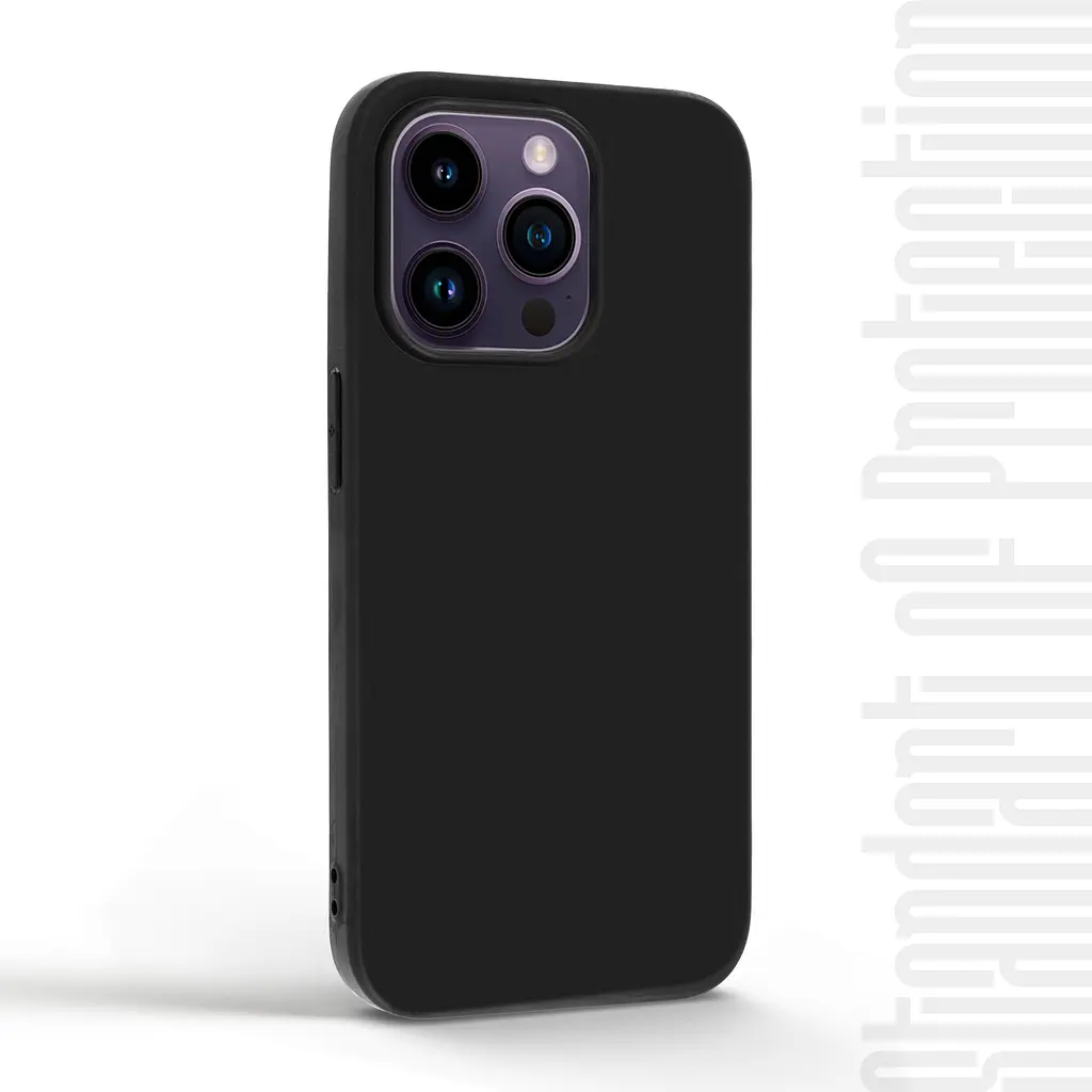 Чехол-накладка для смартфона Apple iPhone 14 Pro противоударный, силиконовый, термополиуретановый (ТПУ), с защитой камеры и корпуса, черный, защита всего корпуса, ArmorStandart (ARM65614) - фото 2