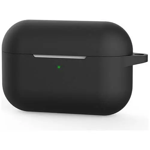 Чехол для наушников Blueo AirPods Pro Silicone Case+Carbine [Black] [45696] - фото 2