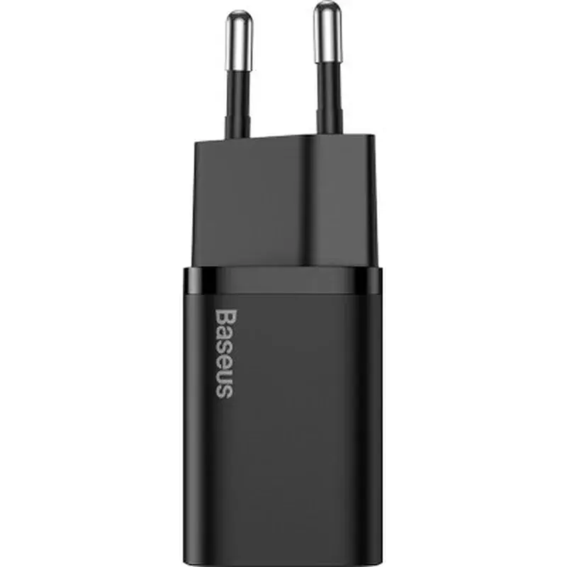 Зарядний пристрій Baseus 1xUSB 25W (USB-C) + Cable Type-C black (TZCCSUP-L01) - фото 2