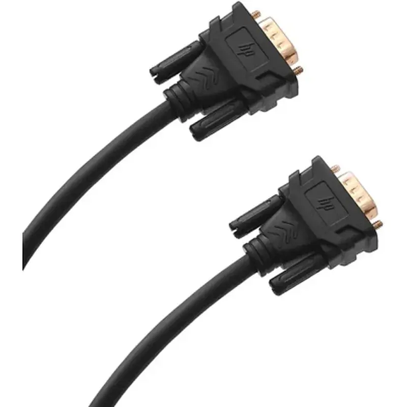 Кабель мультимедійний VGA M to VGA M 1.0m 1080p60Hz black HP (HP_DHC-VG100-1M) - фото 2