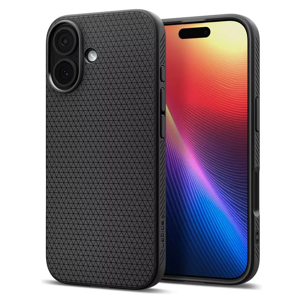 Чохол до мобільного телефона Spigen Liquid Air iPhone 17 Matte Black (ACS10369) - фото 12