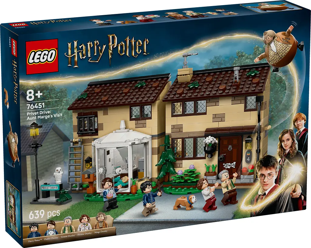 Конструктор LEGO Harry Potter Привет-драйв: визит тетки Мардж 639 деталей (76451) - фото 2
