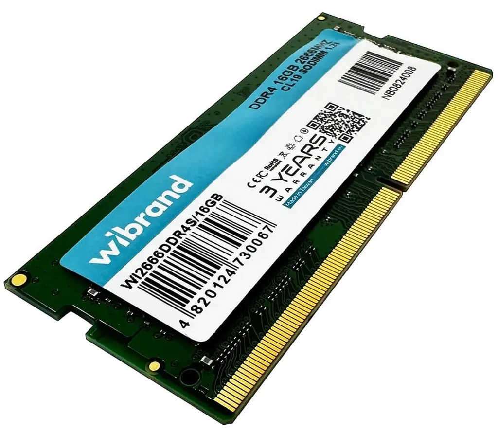 Модуль пам'яті Wibrand DDR4 16GB 2666MHz CL19 SODIMM (WI2666DDR4S/16GB) - фото 2