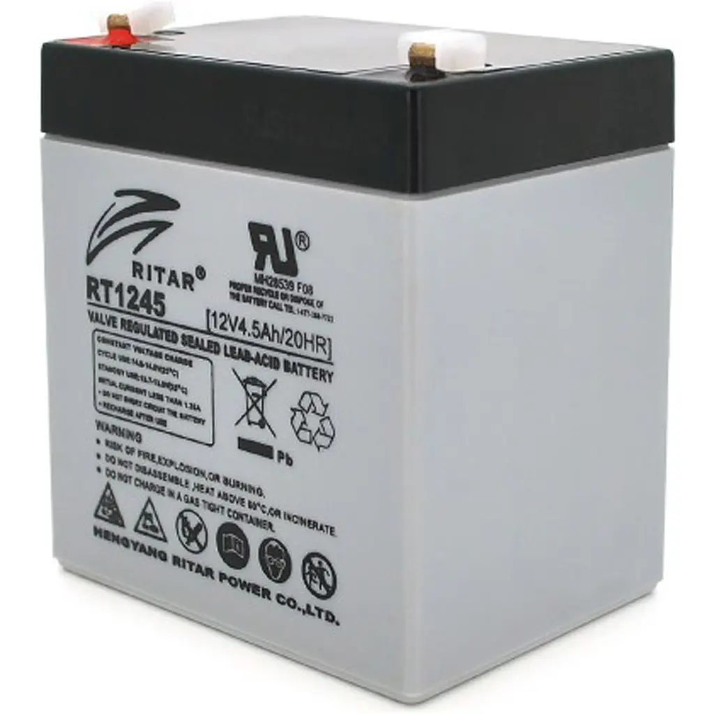Акумулятор Ritar AGM 12V [12V/4.5Ah/54Wh] [RT1245] [125661] - фото 3