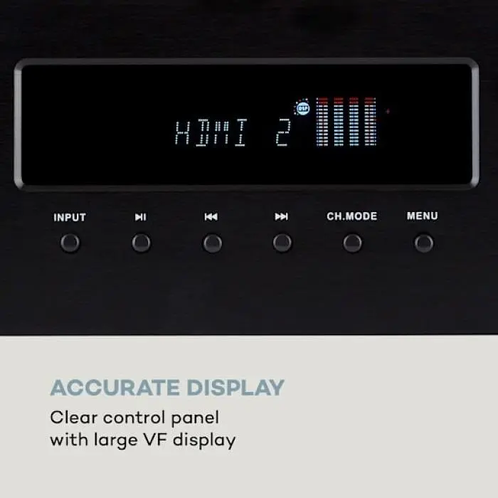 Підсилювач Auna AMP-H260 5.1 2x100 Вт (10035180) - фото 6