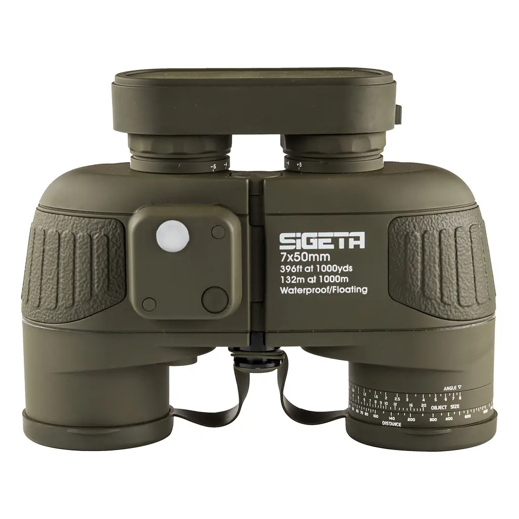Бінокль SIGETA Admiral 7x50 Military floating/compass/reticle морський - фото 4