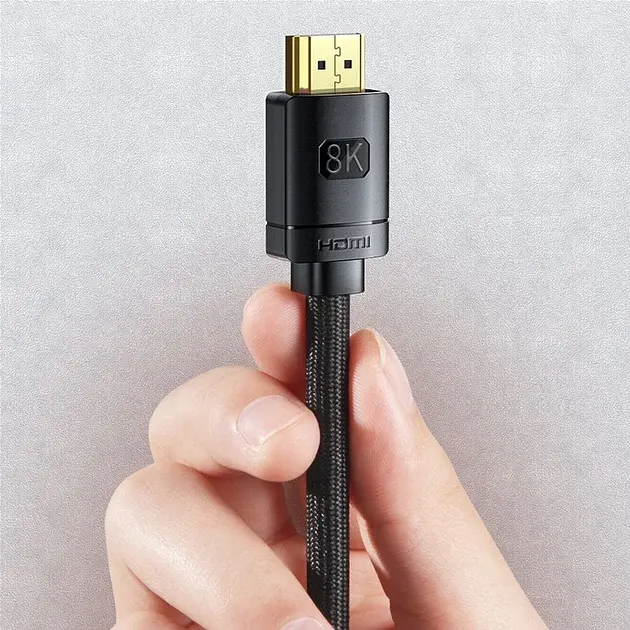 Кабель Baseus High Definition Series HDMI 8K to HDMI 8K Adapter Cable 3m CAKGQ-L01 Black - фото 6