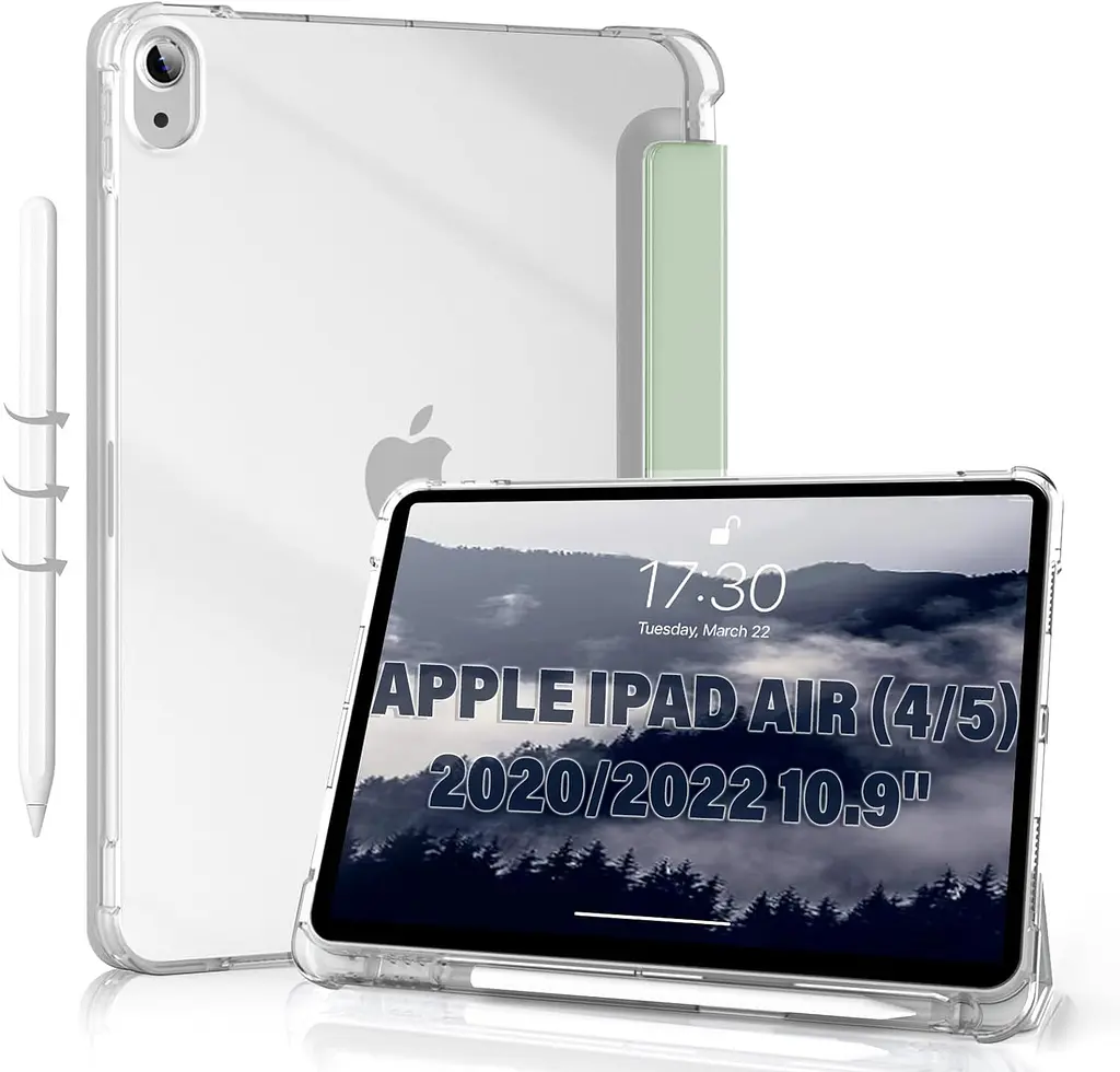 Чохол-книжка BeCover Soft Edge з кріпленням Apple Pencil для Apple iPad Air (4/5) 2020/2022 10.9 Зелений (711121) - фото 2