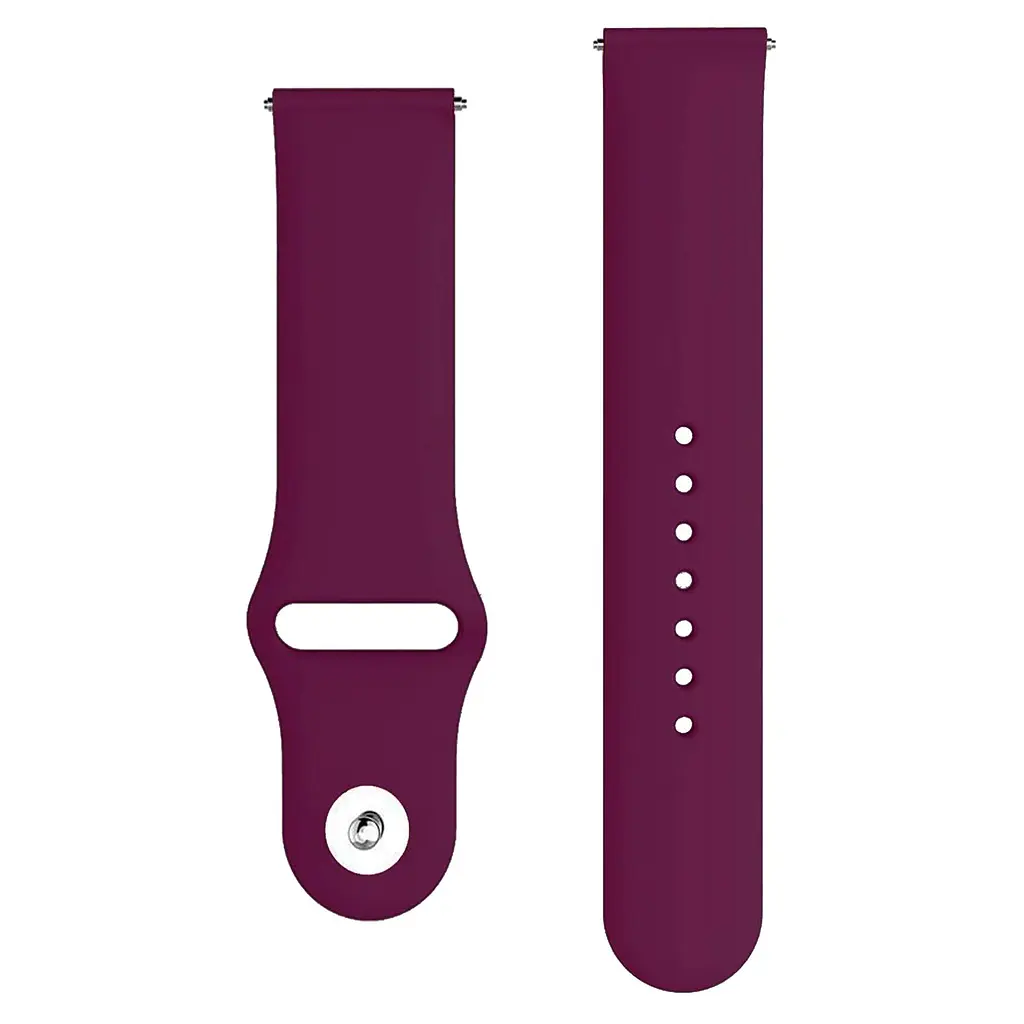 Ремінець ArmorStandart Silicone Watch Strap 20mm Marsala (ARM60520) - фото 3